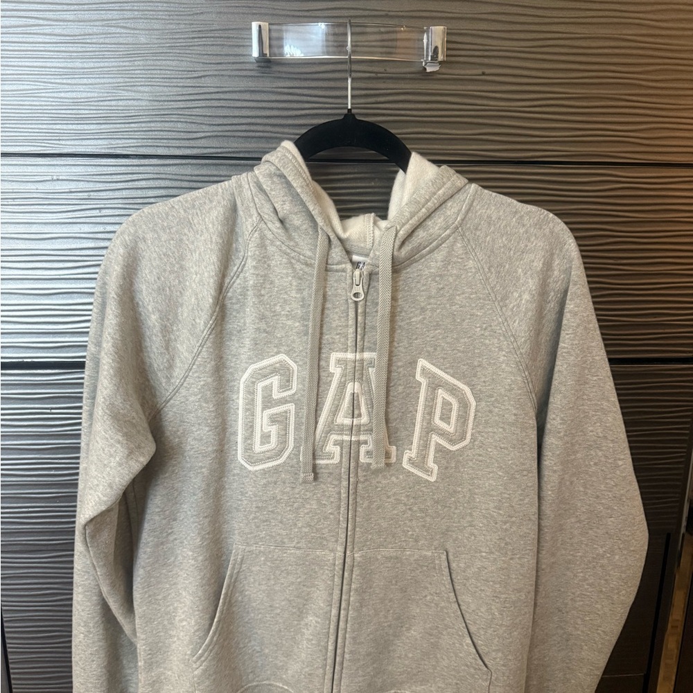 GAP Gray Zip-Up Hoodie